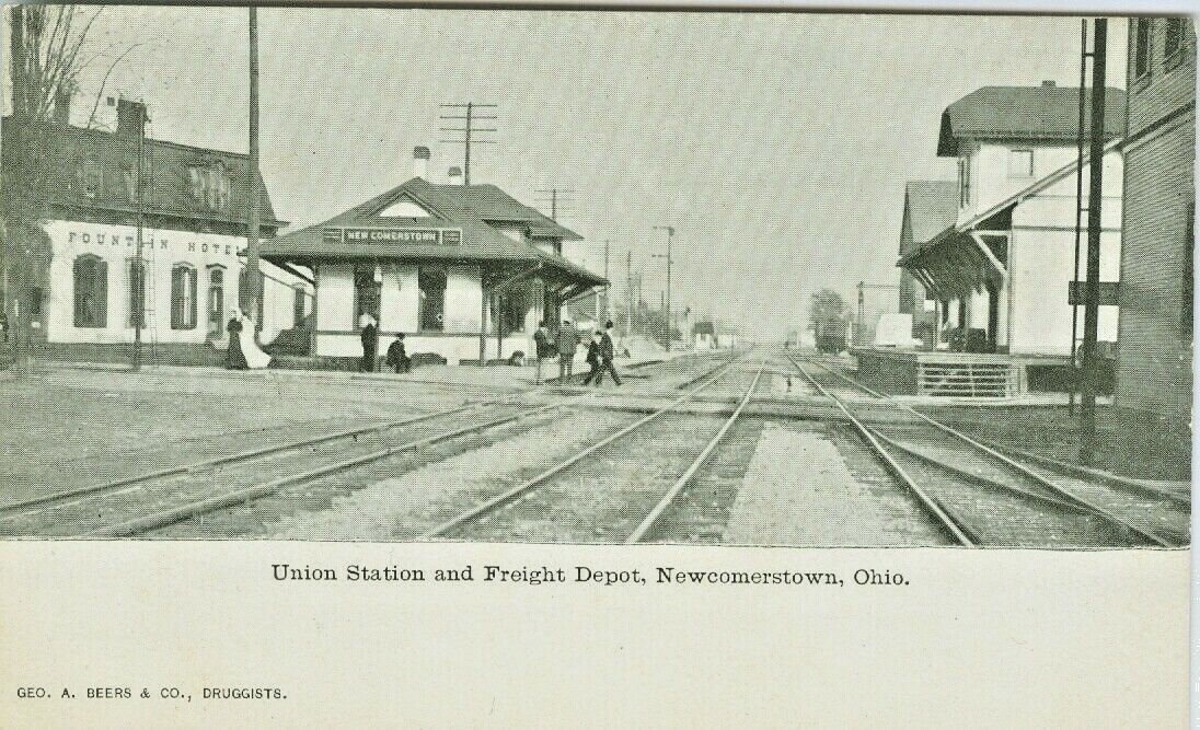 OH The Union Station And Freight Depot eBay