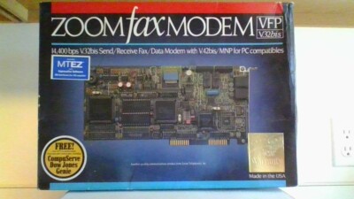 Zoom Internal Faxmodem -V.32bis, Model # VFPV32BIS, S/N 825978