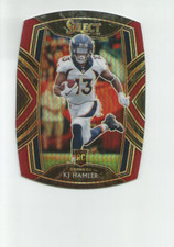 2020 SELECT PRIZM MAROON DIE CUT  #267 K.J. HAMLER