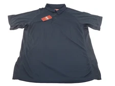 NEW Men's Red Kap S/S Performance Knit Flex Active Polo-Navy (SK92)