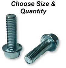 Grade 5 Serrated Hex Flange Bolts Zinc Plated (All Sizes & Qty's)
