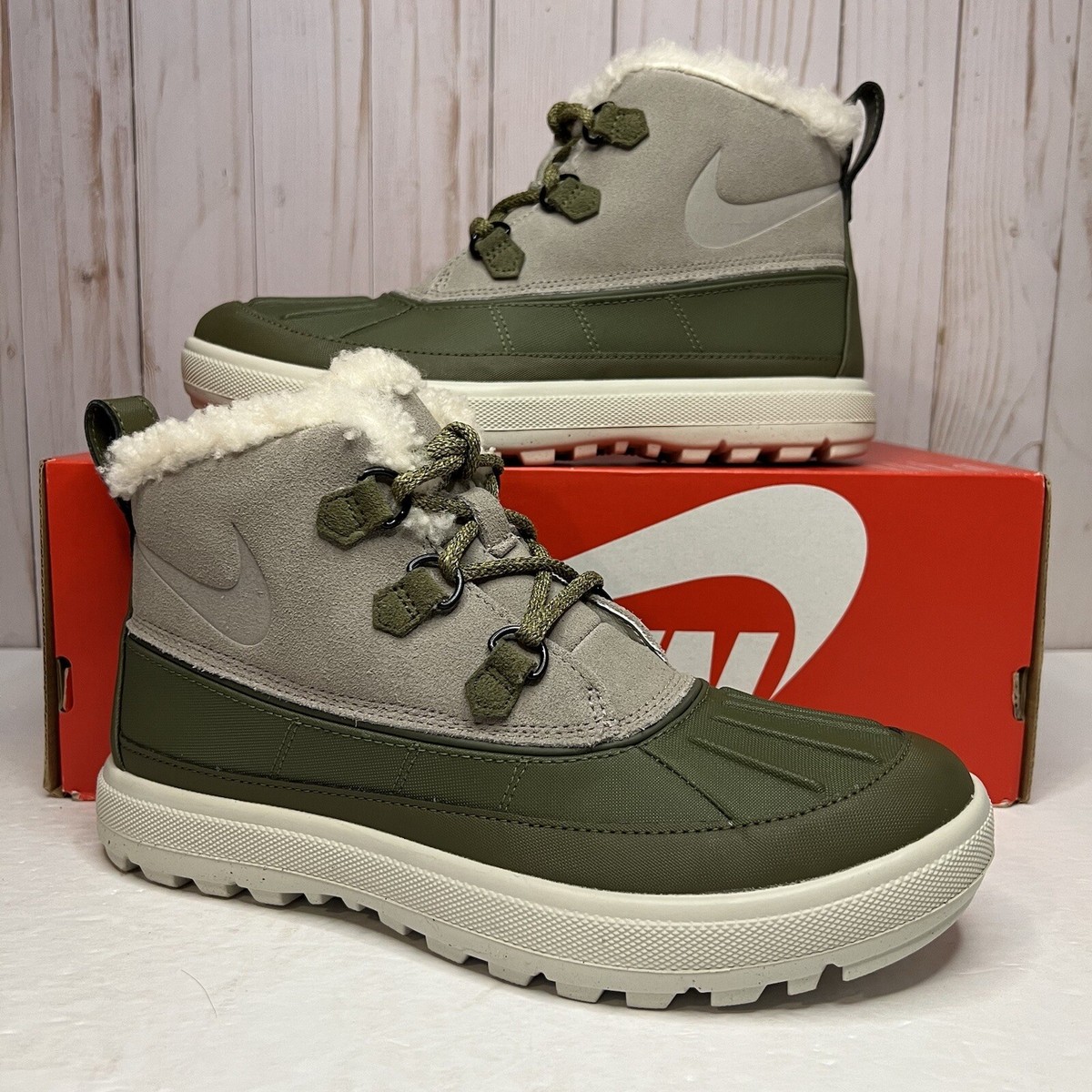 Nike Woodside Chukka 2 Light Taupe Green Bone Tan 537345 200 