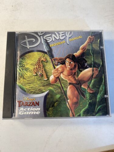 WALT DISNEY PROGRAM MANUAL TARZAN ACTION GAME CD PC DISNEY’S