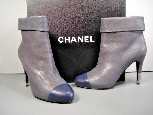 grey platform ankle boots