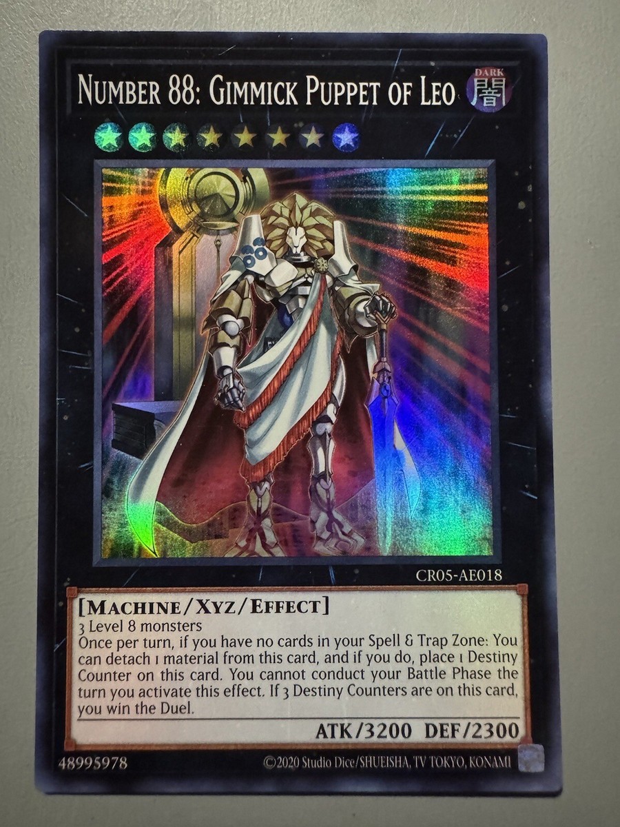 YUGIOH NUMBER 88: GIMMICK PUPPET OF LEO ASIA ENGLISH CR05-AE018