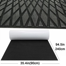 94''x35" EVA Foam Boat Decking Sheet Mat Teak Marine Yacht Flooring Paddle Pad