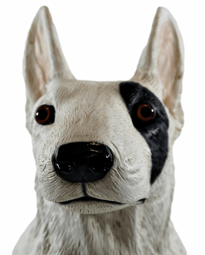 Deko Figur Hund Hundefigur Bull Terrier Kollektion Castagna aus Resin H 32 cm - Bild 2 von 6