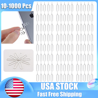 Lot Sim Card Tray Removal Ejector Pin Tool for iPhone Samsung Mobile Phones NEW