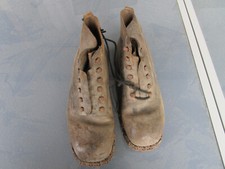 Alte Gebirgsj&auml;ger Schuhe,Bergschuhe,Soldatenschuhe "Dachbodenfund"