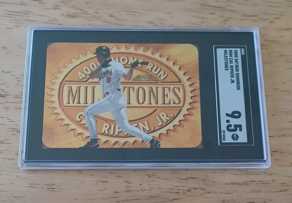 2000 Skybox Dominion Milestones Cal Ripken Jr #5M SGC 9.5. 1 в 1,999 Pop из 2 - Изображение 2 из 3