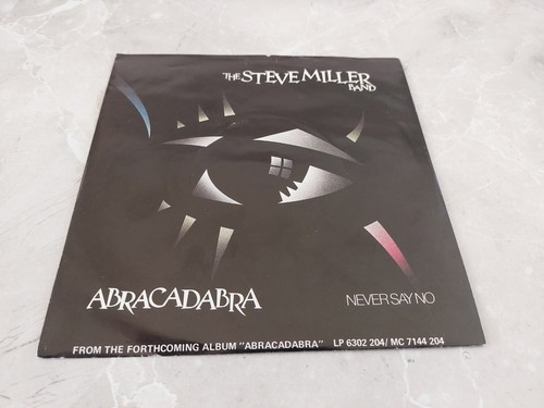 THE STEVE MILLER BAND * ABRACADABRA * 7" SINGLE TOP 1982 P/S