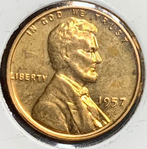 1957 Gem Proof Lincoln Wheat Cent  Brilliant US Coin SP222