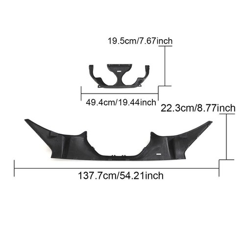 Fits BMW M2 G87 2022-2024 REAL CARBON Rear Bumper Diffuser Lip Spoiler Body Kit - Foto 12 di 12