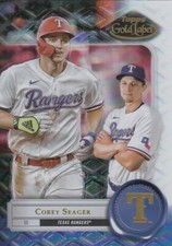 COREY SEAGER TOPPS GOLD LABEL CLASS 1 BASE TEXAS RANGERS #61 2022 22