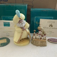 WDCC Aladdin “Fawning Father” Sultan & “The Sultan’s Castle” Ornament w/ Buttons