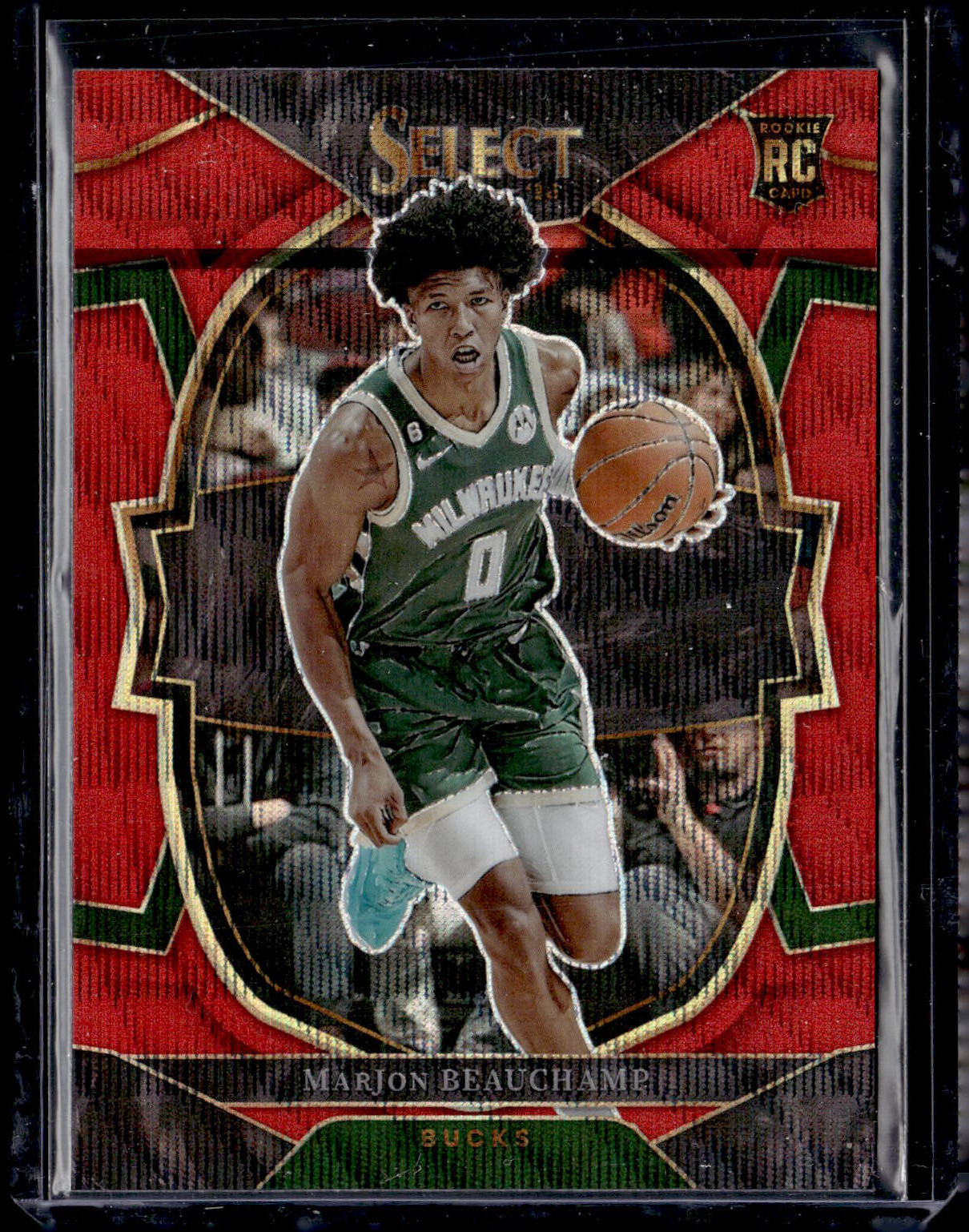 2022-23 Panini Select #75 MarJon Beauchamp Rookie Red Wave NM-MINT (print line)