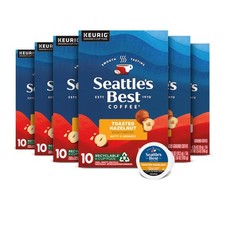 Seattle's Best Coffee Toasted Hazelnut Flavored Medium Roast K-Cup Pods 6