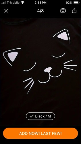 Women Pajama 3PC Cat Print Soft Short Sleeve Pajamas & Shorts & Long Pants Med - Picture 3 of 4