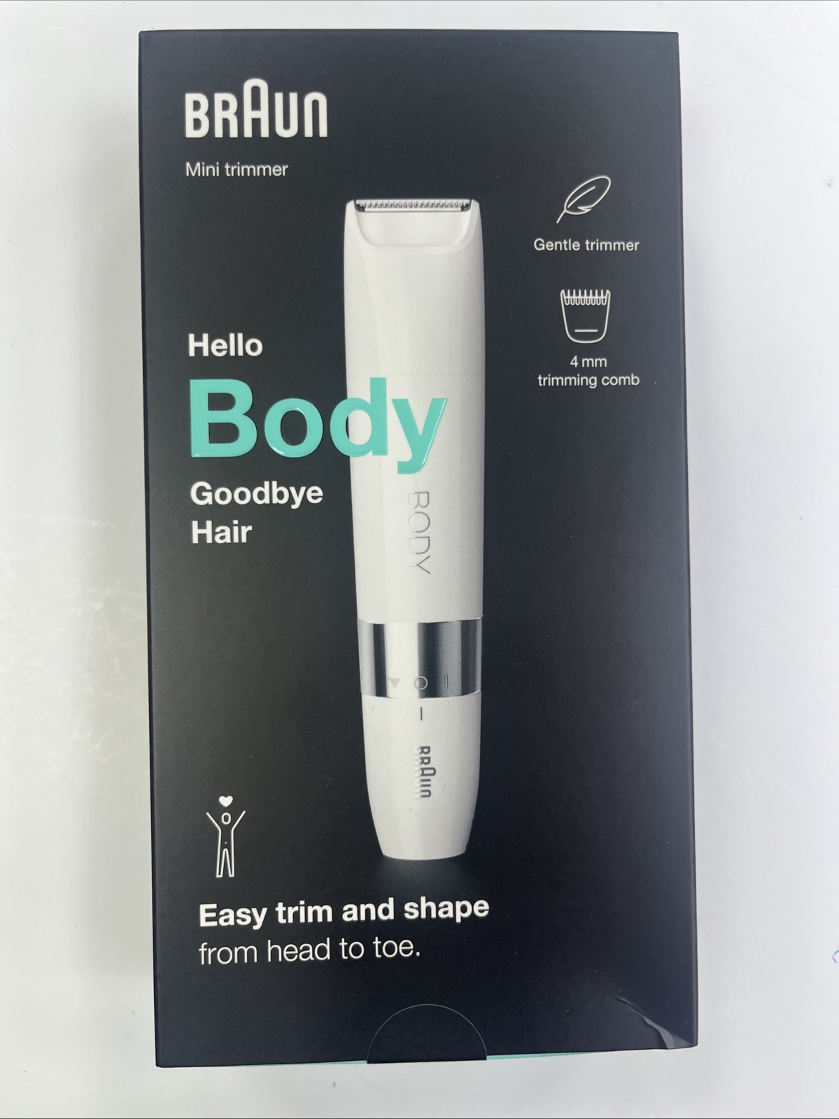 Braun BS1000 Mini Body Shaver - White