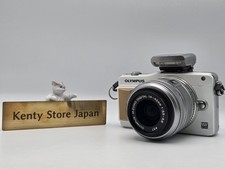 N.MINT / 14k shots OLYMPUS PEN mini E-PM2 White 14-42mm Lens From Japan