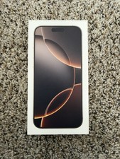 iPhone 16 Pro Max 256GB Desert Titanium BOX ONLY NO PHONE NO ACCESSORIES