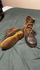 Brown Leather Waterproof Boots with Rubber Outsole (similar to Bean Boots)  — photo 3