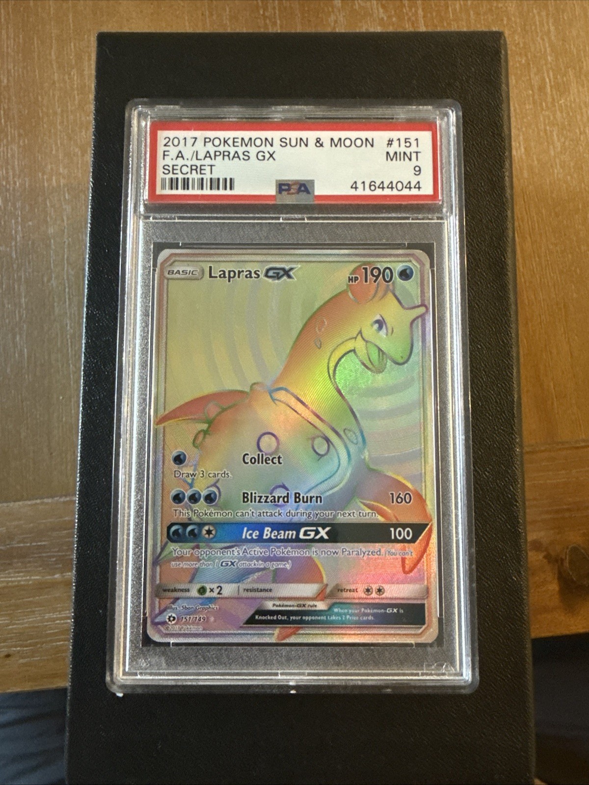 Lapras GX (Secret) 151/149 SM Base Set Holo