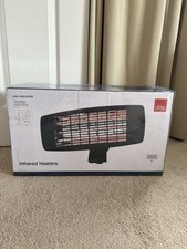 Zinc Zink 2kW Wall Mounted Electric Infrared Patio Heater