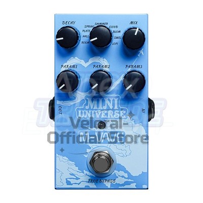 M-VAVE Mini Universe Digital Reverb Pedal 9 Reverb Electric Guitar Effects Pedal