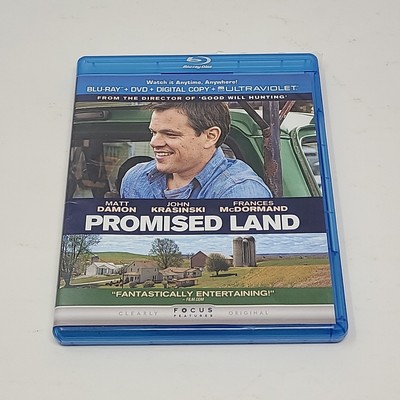 Promised Land (Blu-ray/DVD, 2012) Gus Van Sant Matt Damon John Krasinski