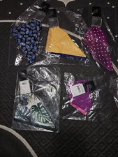 NWT 6-Pack Nordstrom Rack Assorted Silk Pocket Squares