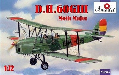 de Havilland DH.60GIII Moth Major / 1:72 - Amodel 72283
