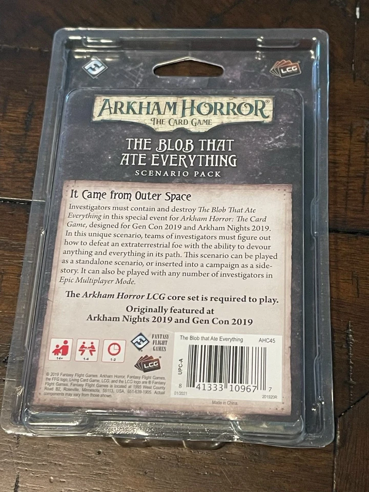 Arkham Horror the card game: The Blob That Ate Everything Scenario Pack Unopened - Image 2 of 2