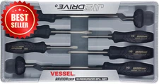 ARMOR GRIP Screwdriver Set 8pc JISDRIVE No.550A8Ptu Hand Tool Kit