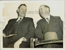 1944 Press Photo Clinton Anderson and Burt Firminger, to testify in Los Angeles