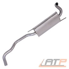 ENDSCHALLDÄMPFER SCHALLDÄMPFER AUSPUFF FÜR VW POLO 6N 6N2 1.0 1.4
