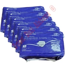 90 Member's Mark Total Protection Adjustable Briefs for Men/Women 26-48" Waist