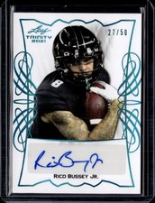 2021 Leaf Trinity #TPA-RBJ Rico Bussey Jr. Portrait Autographs Platinum 27/50