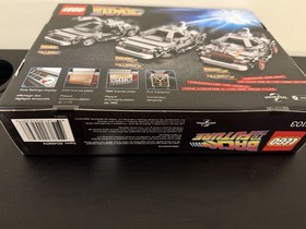 Lego 21103 IDEAS Back to the Future The DeLorean Time Machine New And Sealed