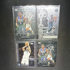 2025 Topps Chrome Instinct Voices Anthony Edwards Timberwolves Lot of 4