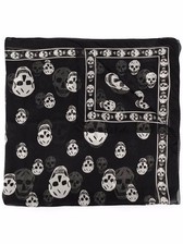 Alexander McQueen Skull Silk Scarf Free
