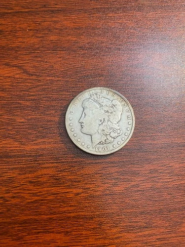 1901-P Morgan Silver Dollar VG Details Cleaned Key Date Raw - Lot #64