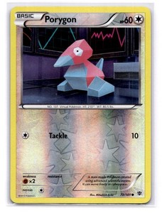 Porygon 72/101 Plasma Blast Reverse Holo