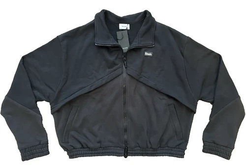 Rhude Flight Zip Up Fleece Jacket Size Medium Washed Black NEW WITH TAGS - product listing photo