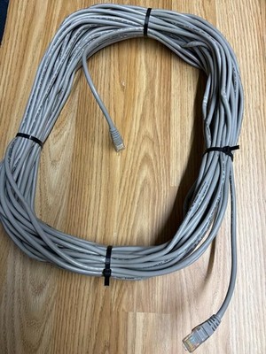 Belkin CAT5e RJ45 Ethernet Network Patch Cable Gray LAN Cord 40ft MaleMale 