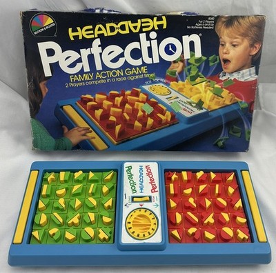 1987 Head to Head Perfection Game Selchow & Righter Complete/Works Great Cond