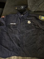 Men  s Halloween Costume - Police Officer W/ Hat Size XL