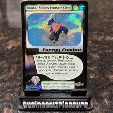 2000 Dragon Ball Z CCG SCORE Trunks Makes Himself Clear Preview 6 Rare Foil LP