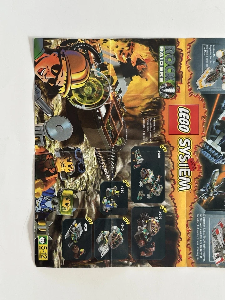 LEGO - Póster / Catálogo Star Wars & Rock Raiders - 1999 - 4112688-AM - Inglés Foto 4 de 4