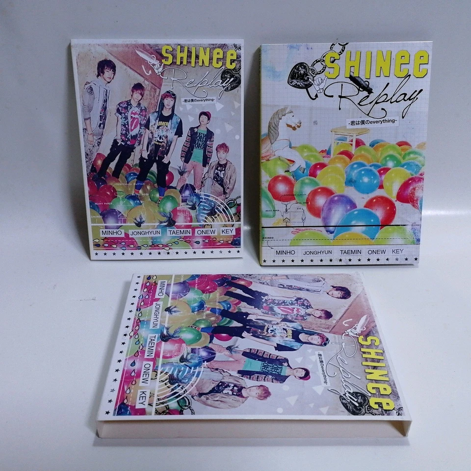 SHINee Japan Debut Single CD+DVD First Limited Album Replay with KEY Photocard - Image 4 of 4